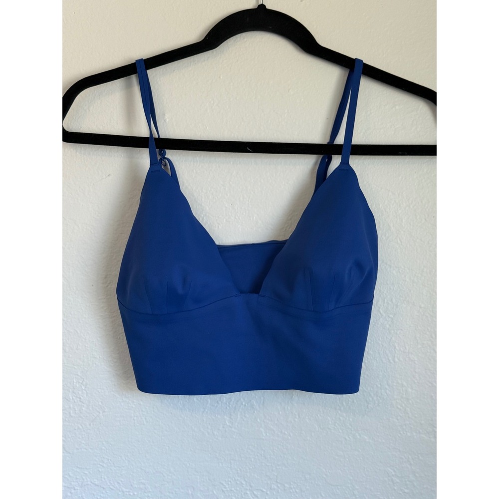 Intimately Free People Royal Blue V-Neck Crop Top Bralette Camisole Medium